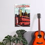 Wallity Cuadro Decorativo de Vidrio Templado Multicolor 30 x 45 cm